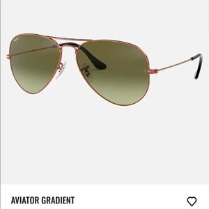 New Authentic oversized Ray ban aviator gradient